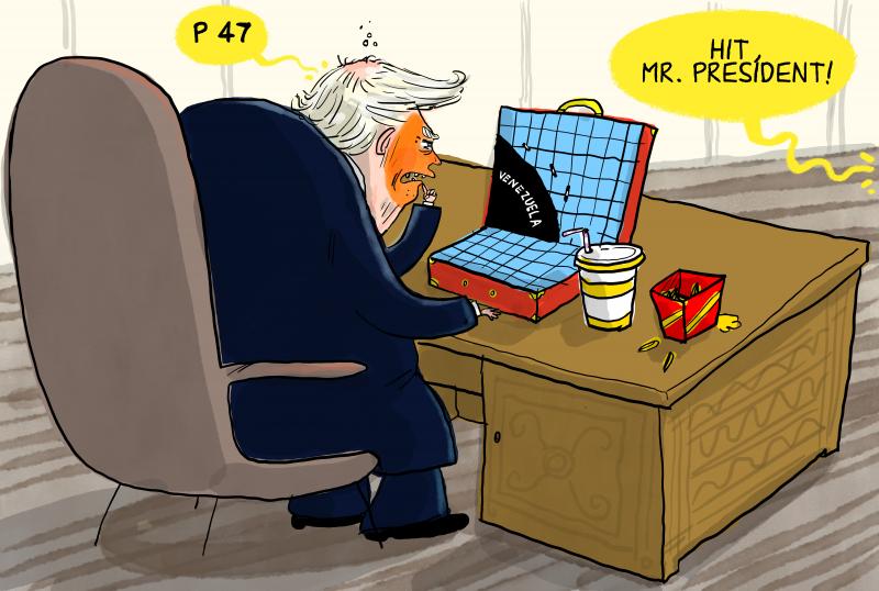Hit, Mr. President!