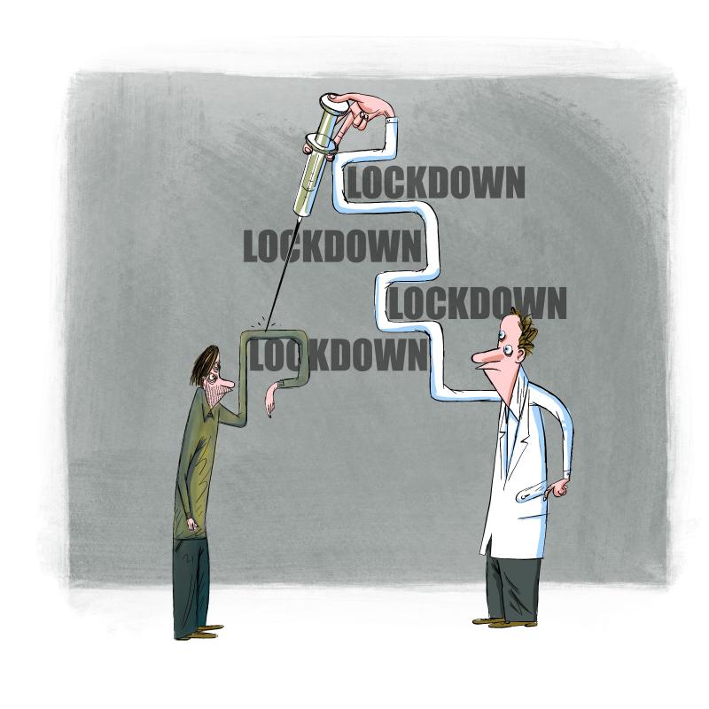 Vaccines vs Lockdown