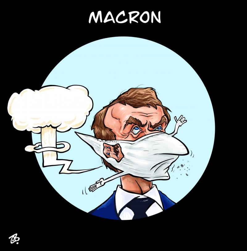 Macron maskkk !