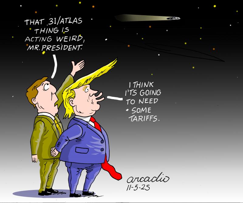 Trump, tariffs and the 3I Atlas