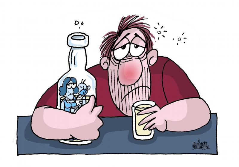 drinking alcohol cartoon