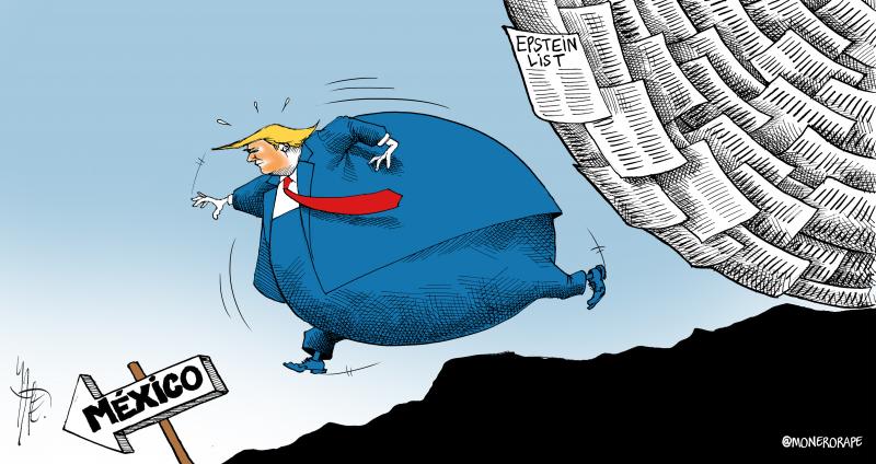 Trump is exposed as a pedophile with emails from Epstein and his need a distraction.
