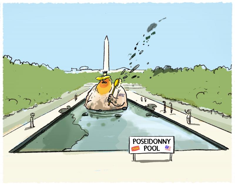 The reflecting pool