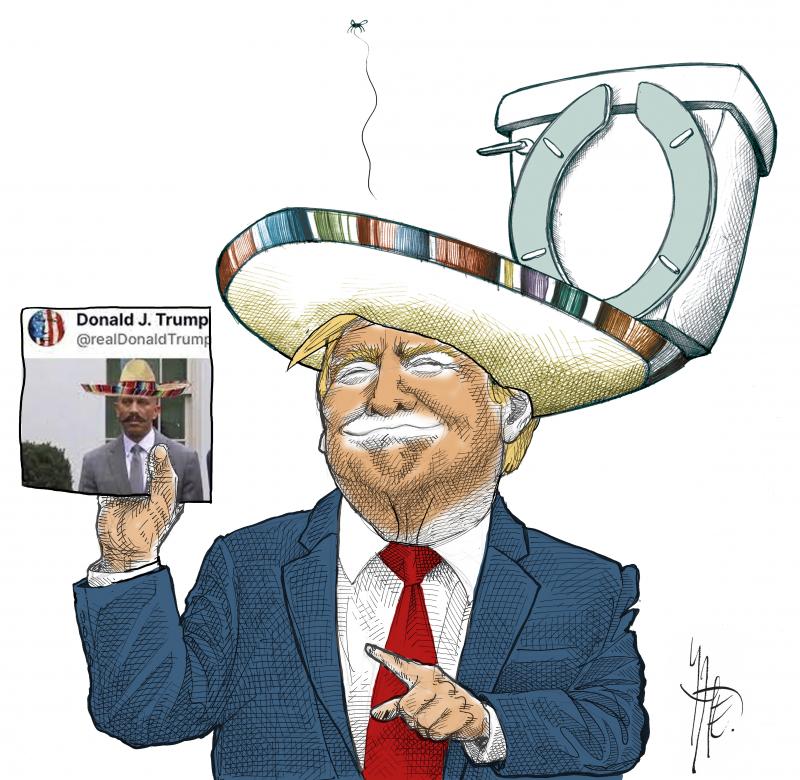 The hat that fits him
