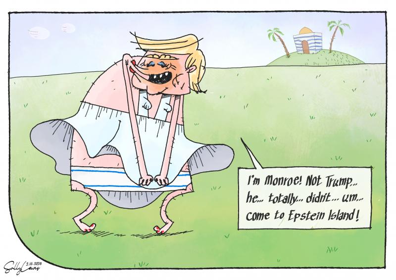 Epstein was 9 when Monroe died… .