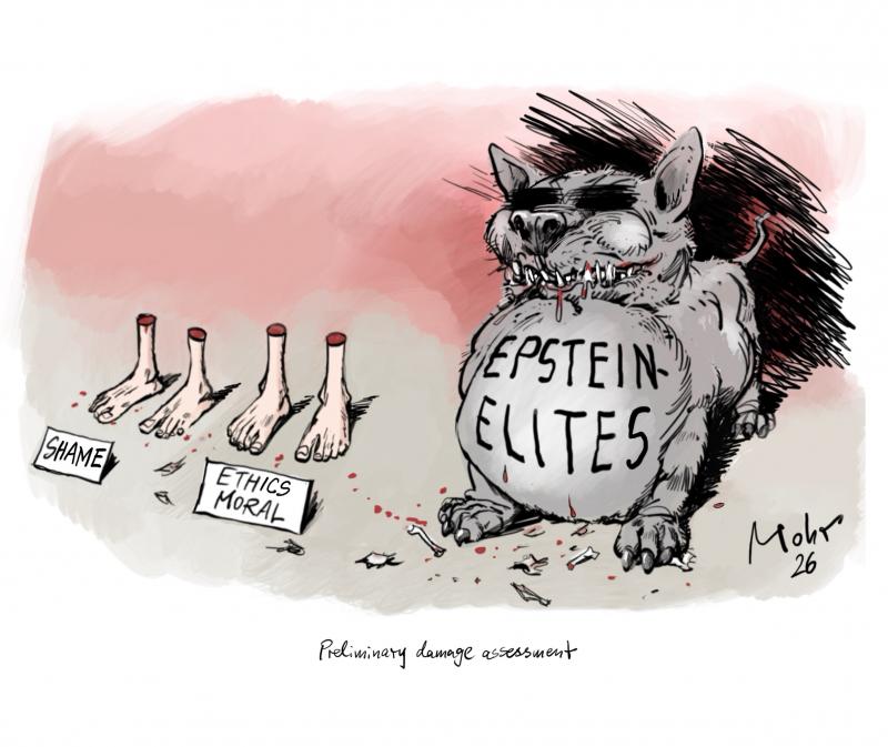 A fighting dog (Epstein and his costumers) destroyed decency and morality
