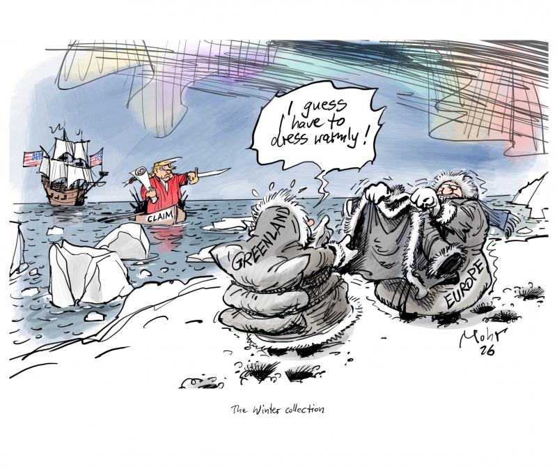 Greenland and Europe fear the approaching Trump.