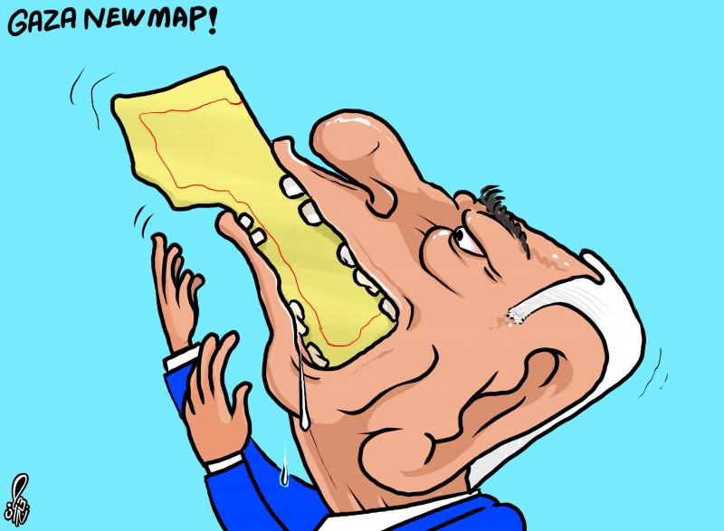 Gaza new map