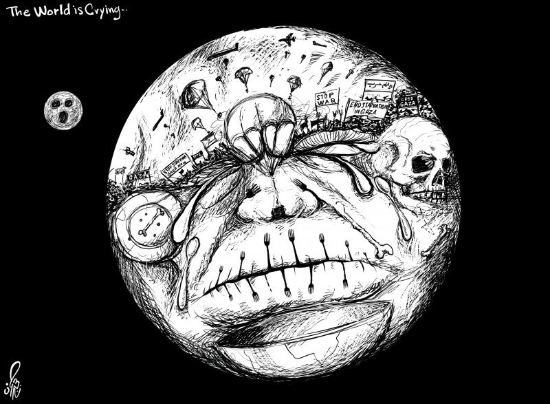 The world crying for Gaza