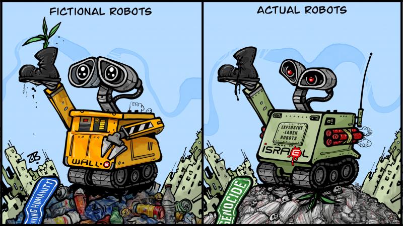Explosive-laden Robots !