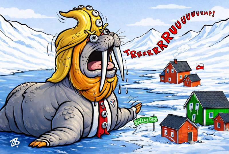 Trump is a territorial creature ! 