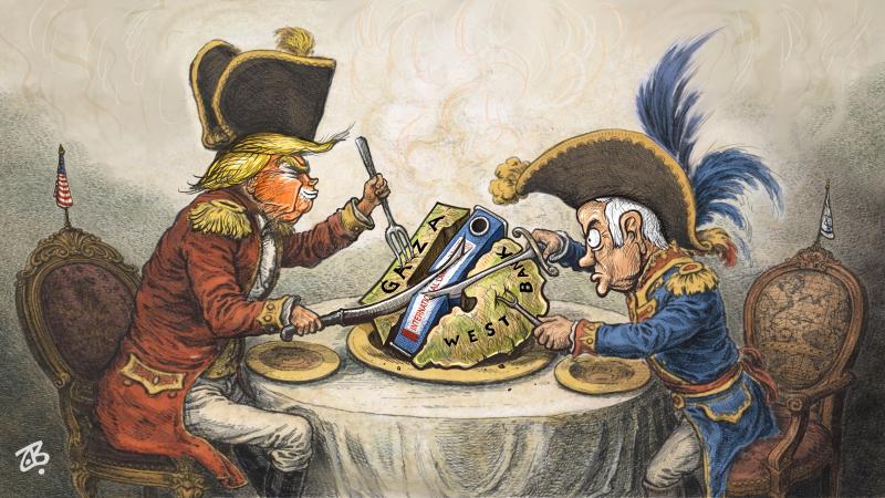 Cutting The Palestinian-State Plump-Pudding !