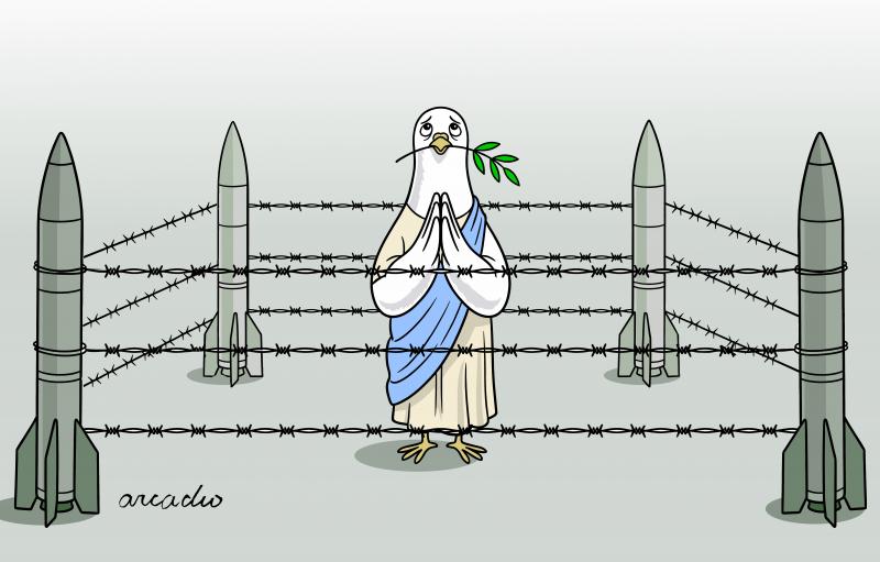 Peace in the midst of the war.