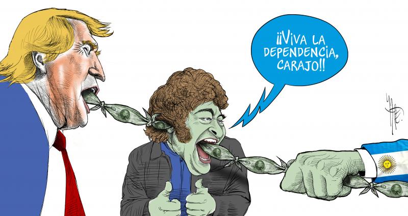 Argentina voted for the money promised by Trump to Milei