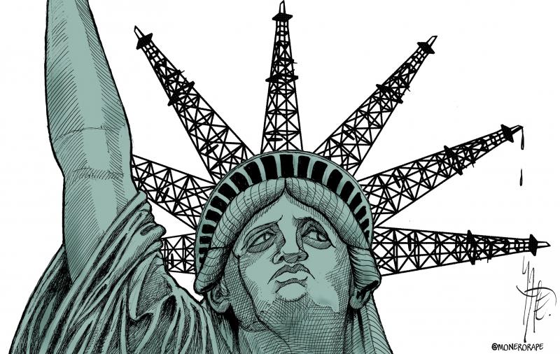 Trump feels he has the freedom and military power to plunder the world's oil.
