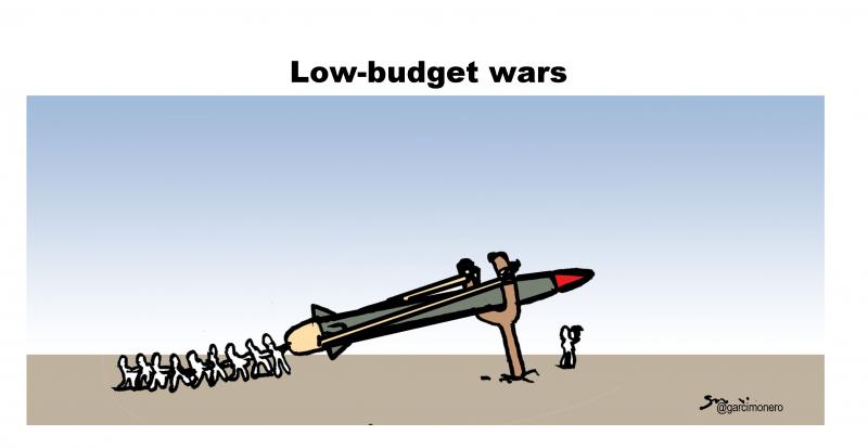 The war is over budget