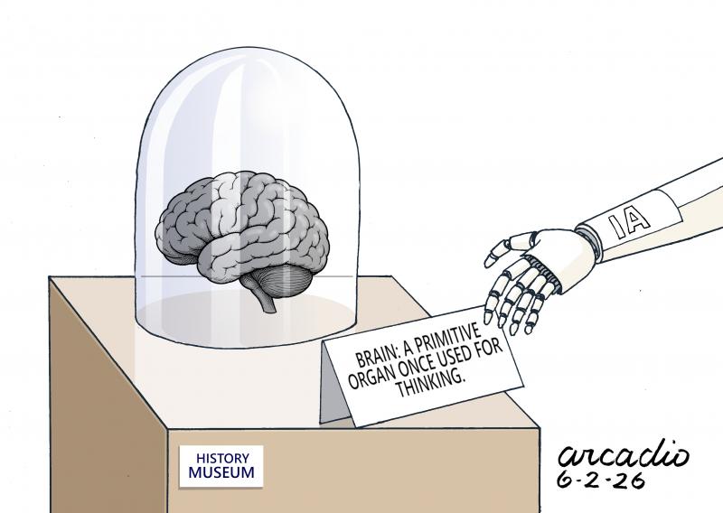 Humans and AI in the future.