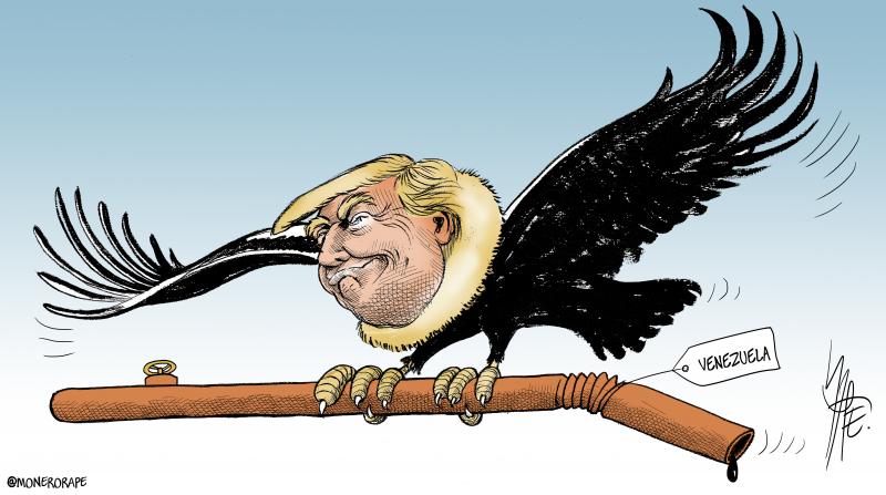 Trump is going to plunder Venezuela's oil.