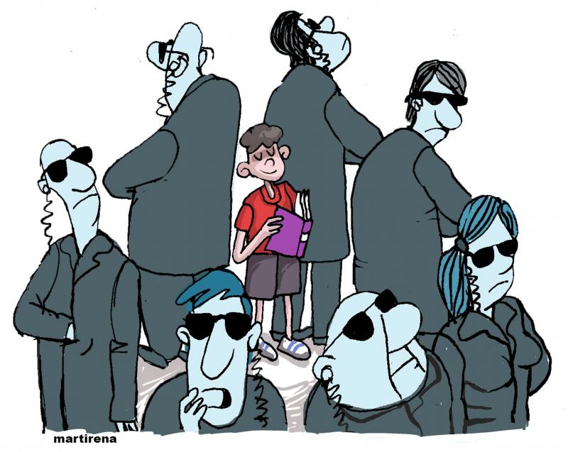 Protecting book reading