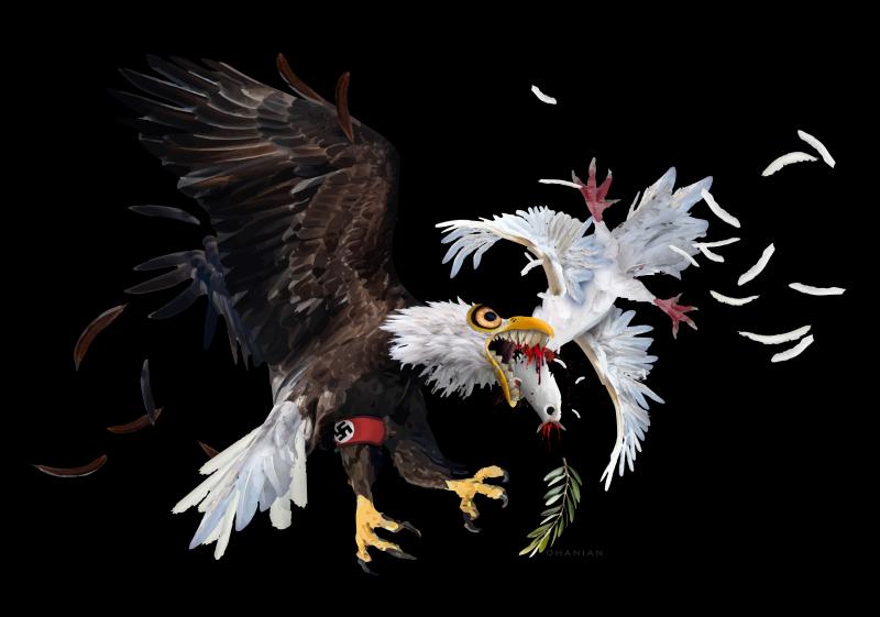 America as a rogue, aggressive country.