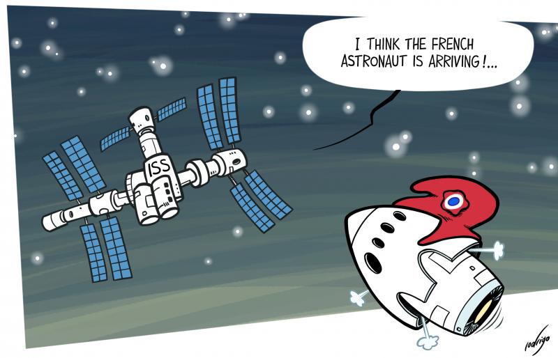 Four new astronauts arrive via SpaceX rocket at International Space Station (ISS), including France’s Sophie Adenot, a military helicopter pilot, who is only the second French woman to visit space