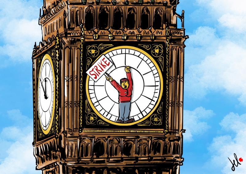 Strike o'clock Cartoon Movement