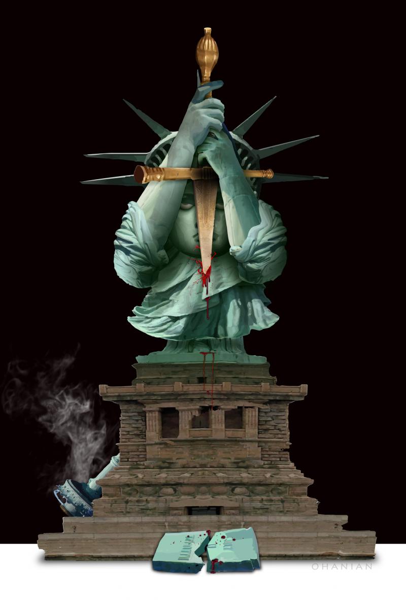 America killing itself from within.