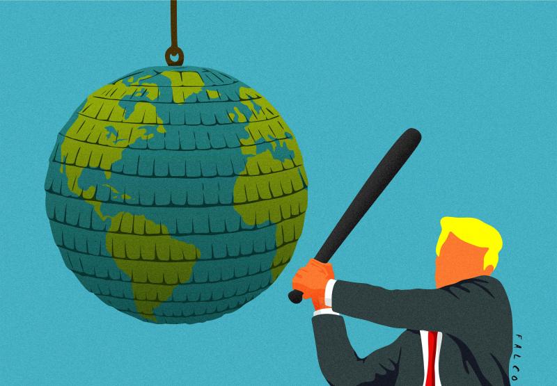 The Trump party