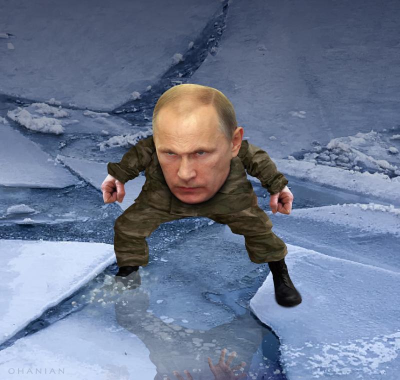 Putin as he navigates his next precarious steps in the world.