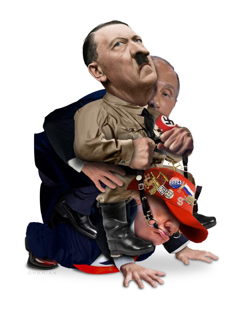 Trump following the lead of Hitler and Putin. 