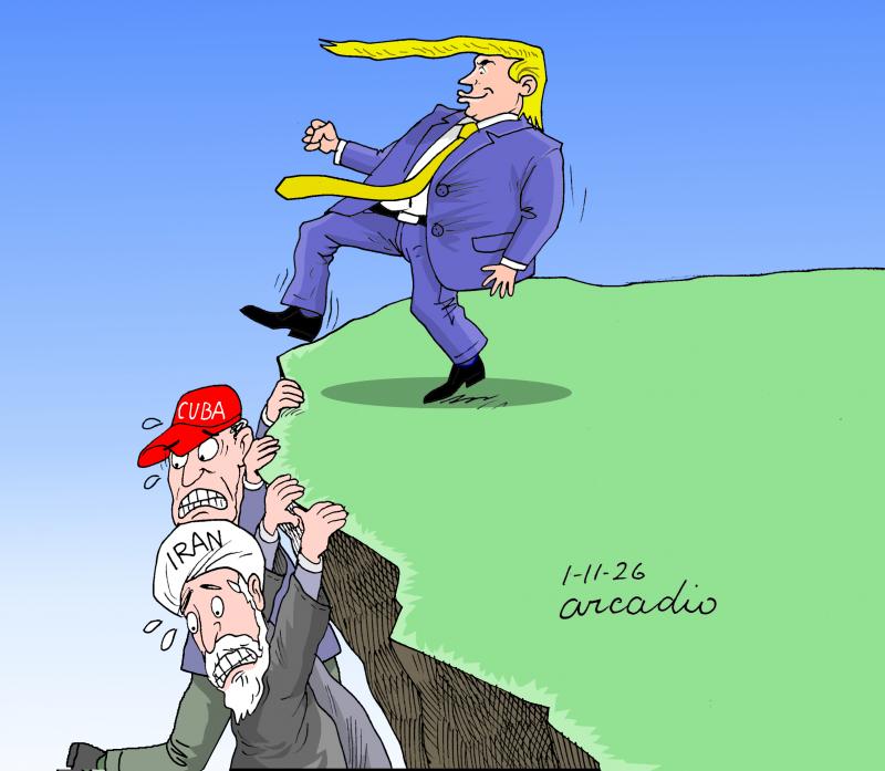 Cuba and Iran in trouble.