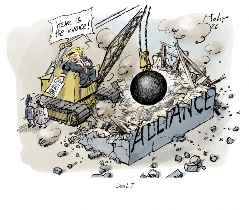 Trump is using a wrecking ball to smash the Western alliance.