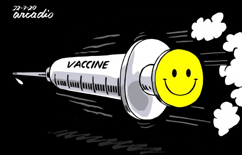 The vaccine is testing right now.
