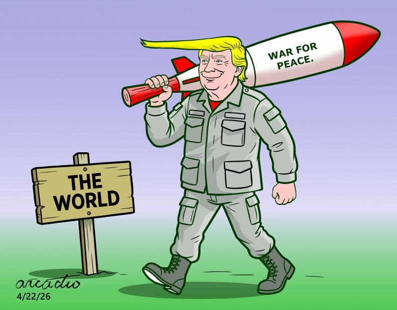 Trump and his idea about peace.