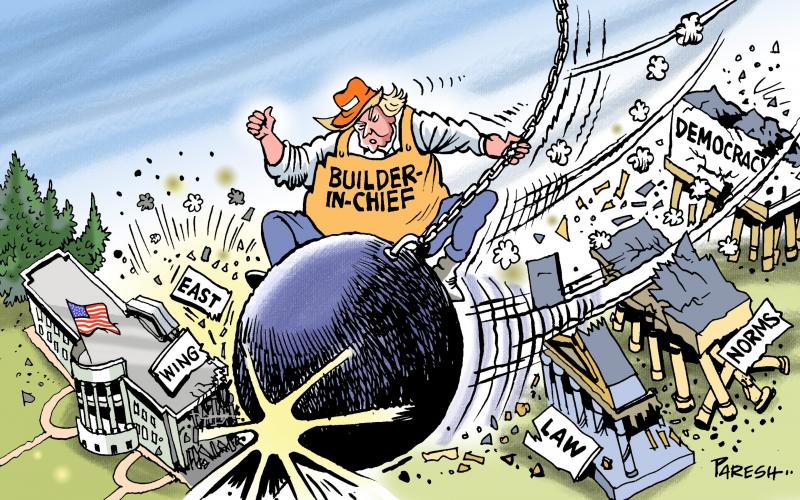 White House wrecking ball
