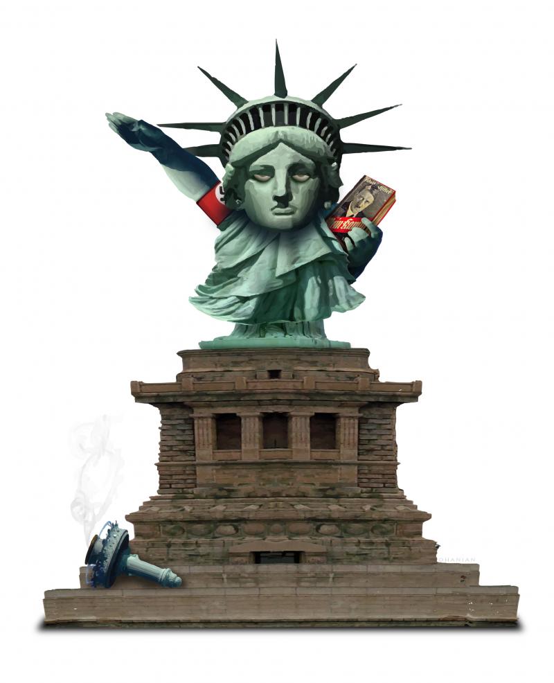 The US as a fascist country under Trump.