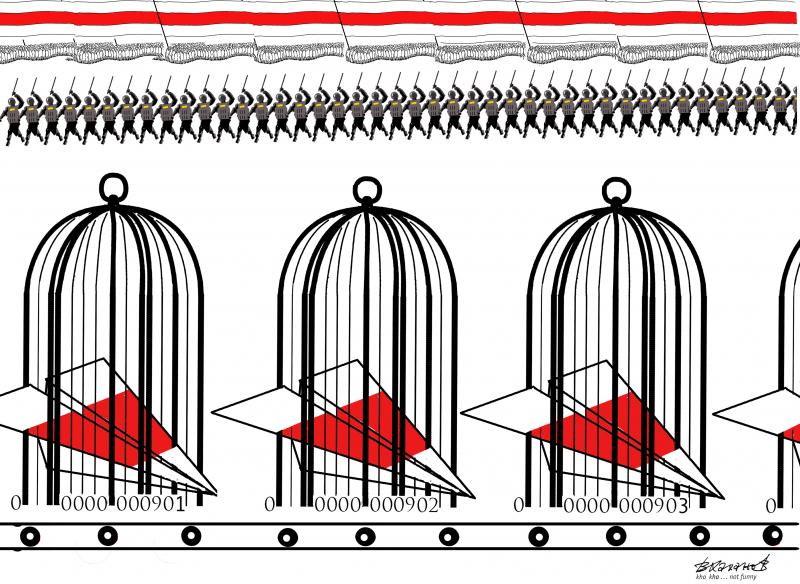 Belarusian conveyor of criminal cases