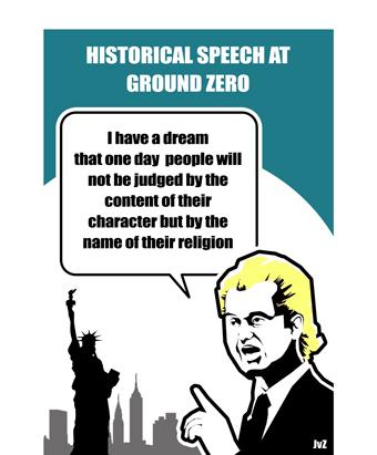 Geert Wilders' speech at Ground Zero | Cartoon Movement