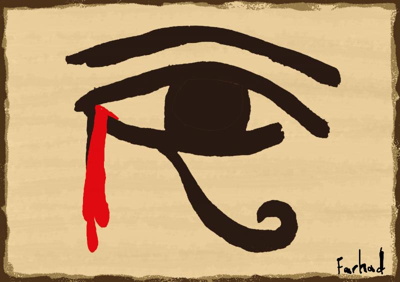 Cartoon about Egypt