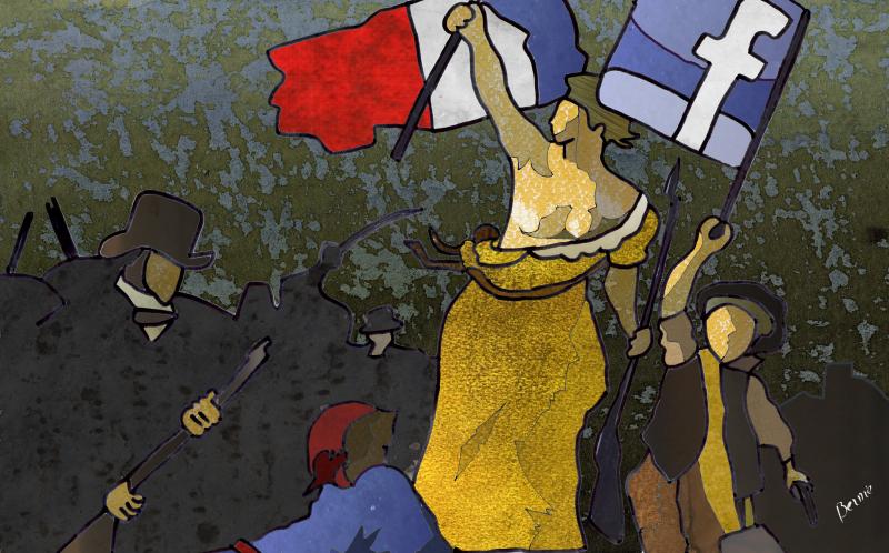 Cartoon about freedom