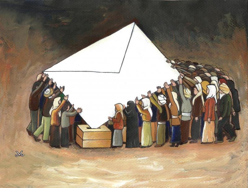 Cartoon about democracy