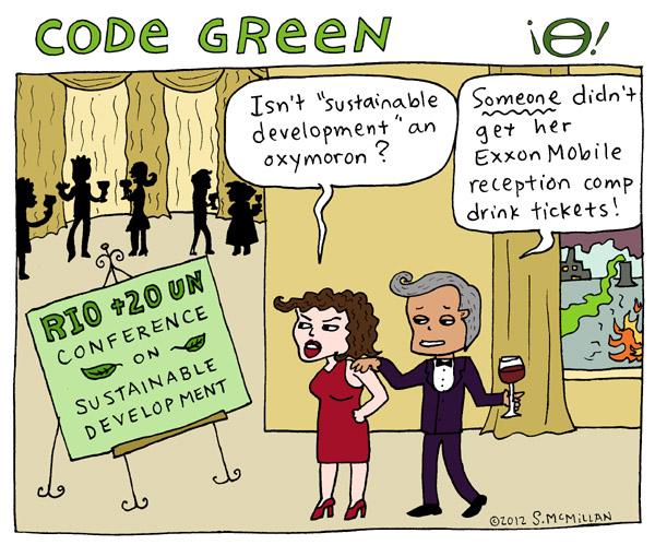 sustainable development cartoon