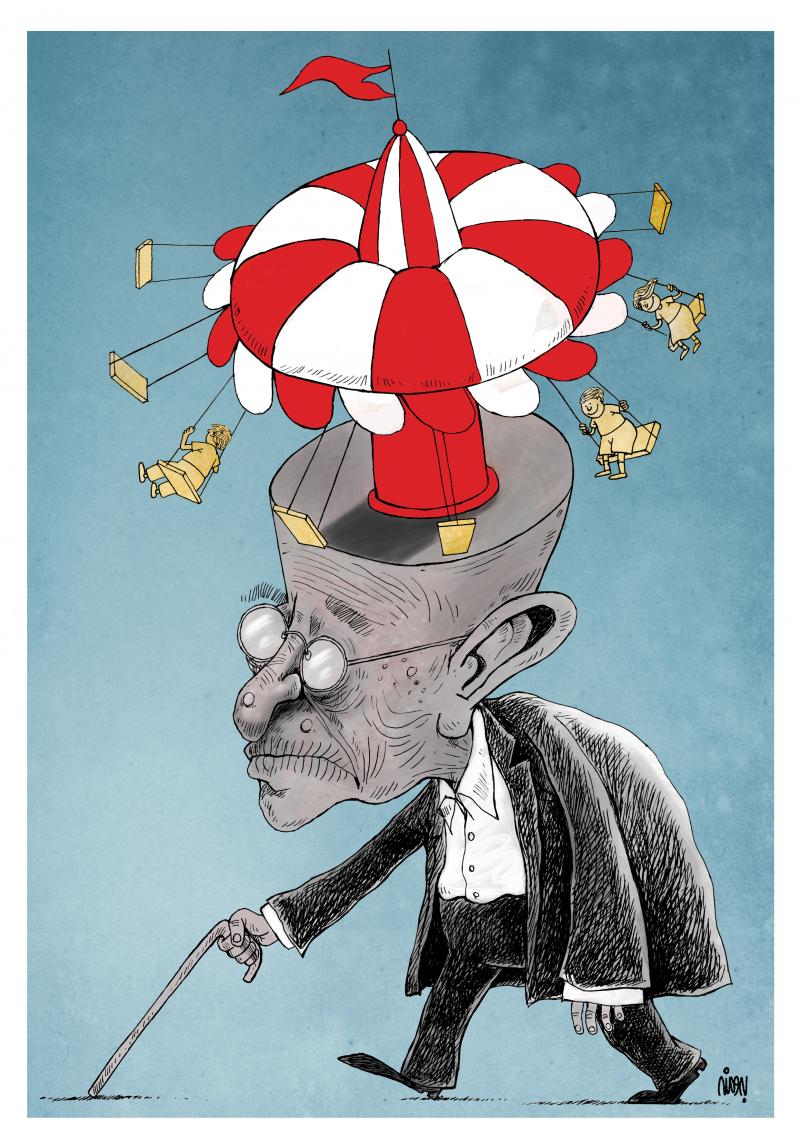 Cartoon about growing old