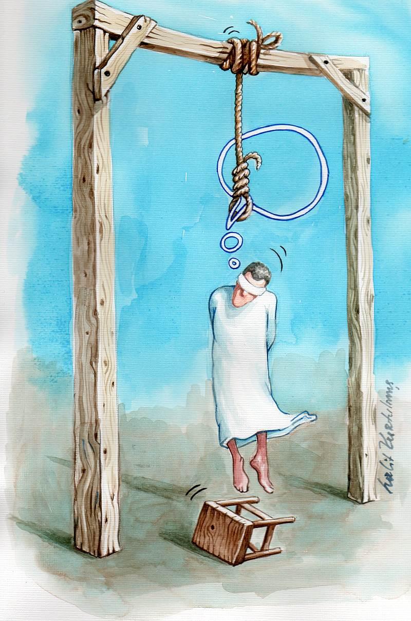 Cartoon about freedom of thought