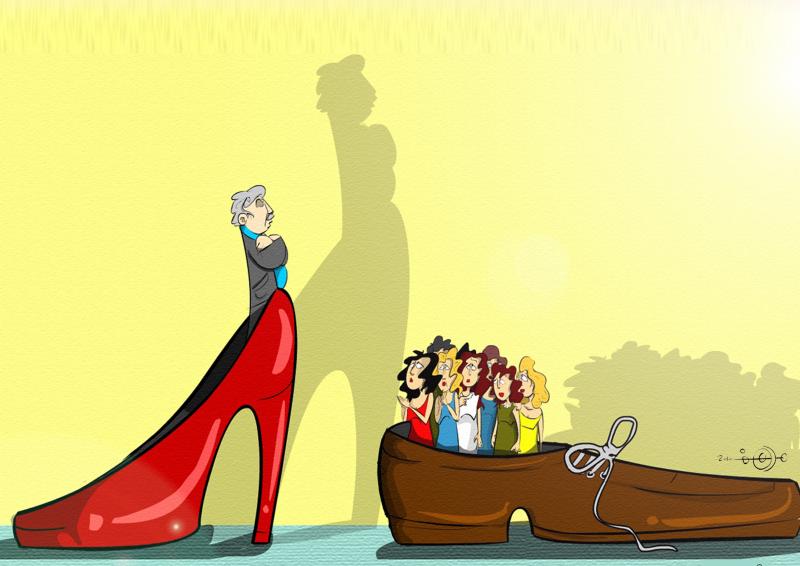 Cartoon about gender equality