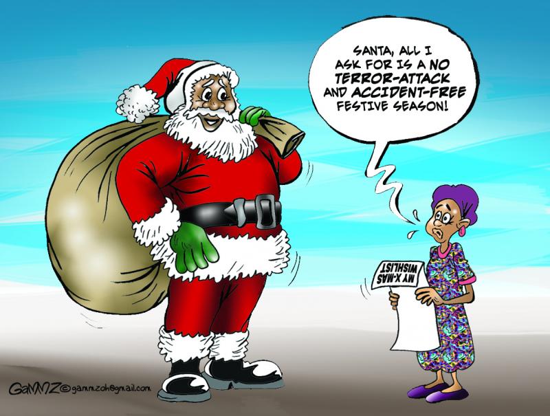 SANTA IN KENYA Cartoon Movement