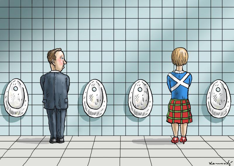 David Cameron And Nicola Surgeon Cartoon Movement