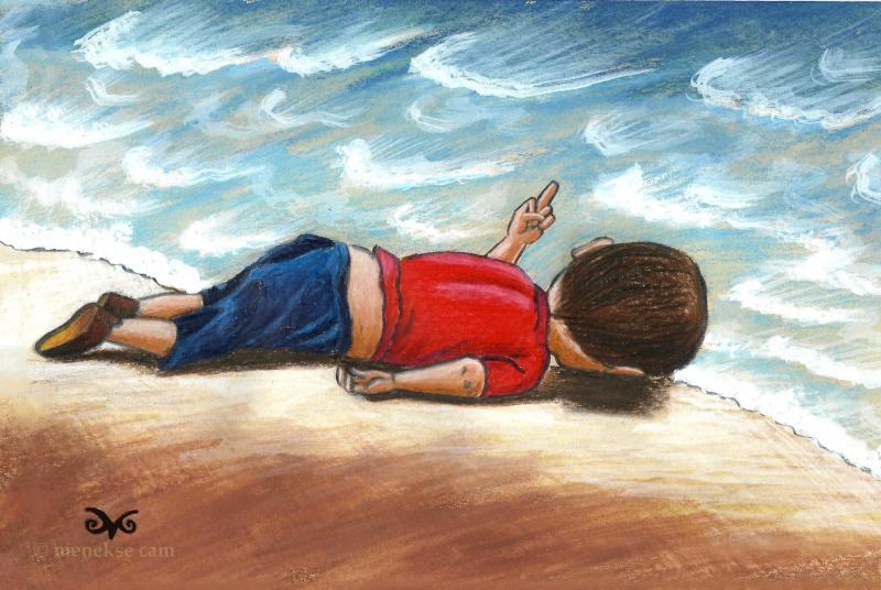 Aylan Kurdi Cartoon Movement