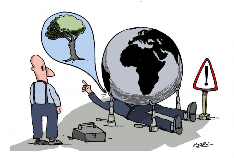 Cartoon about the environment