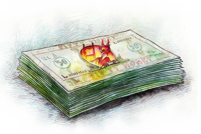 Cartoon about corruption